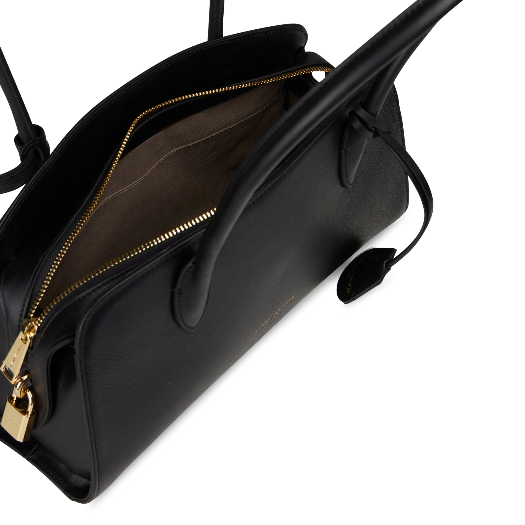 Leren handtas LANCASTER PARIS Zwart