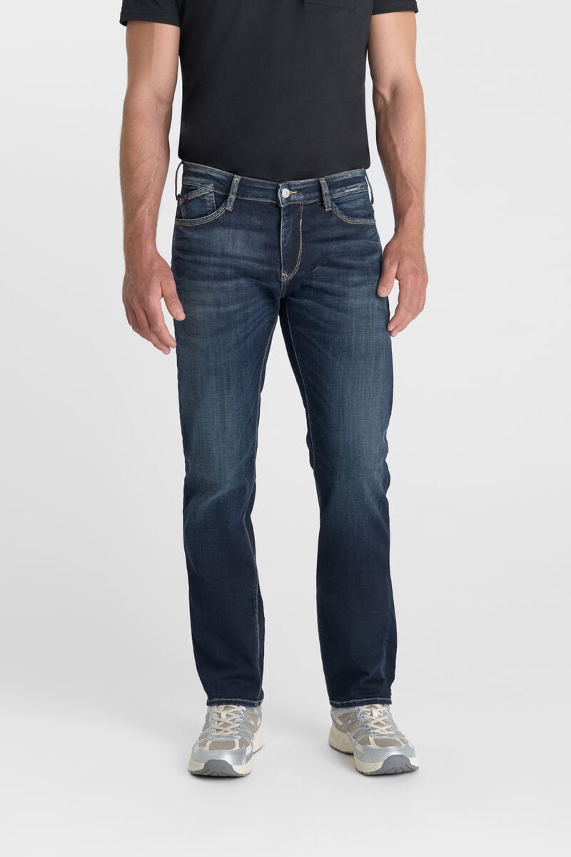 Straight jogger jeans 800/12 regular, length 34 LE TEMPS DES CERISES Blue