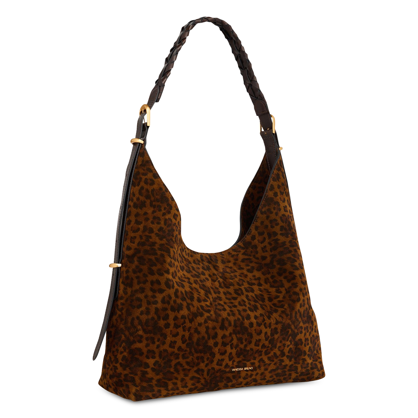 Sac porté épaule en cuir VANESSA BRUNO Marron