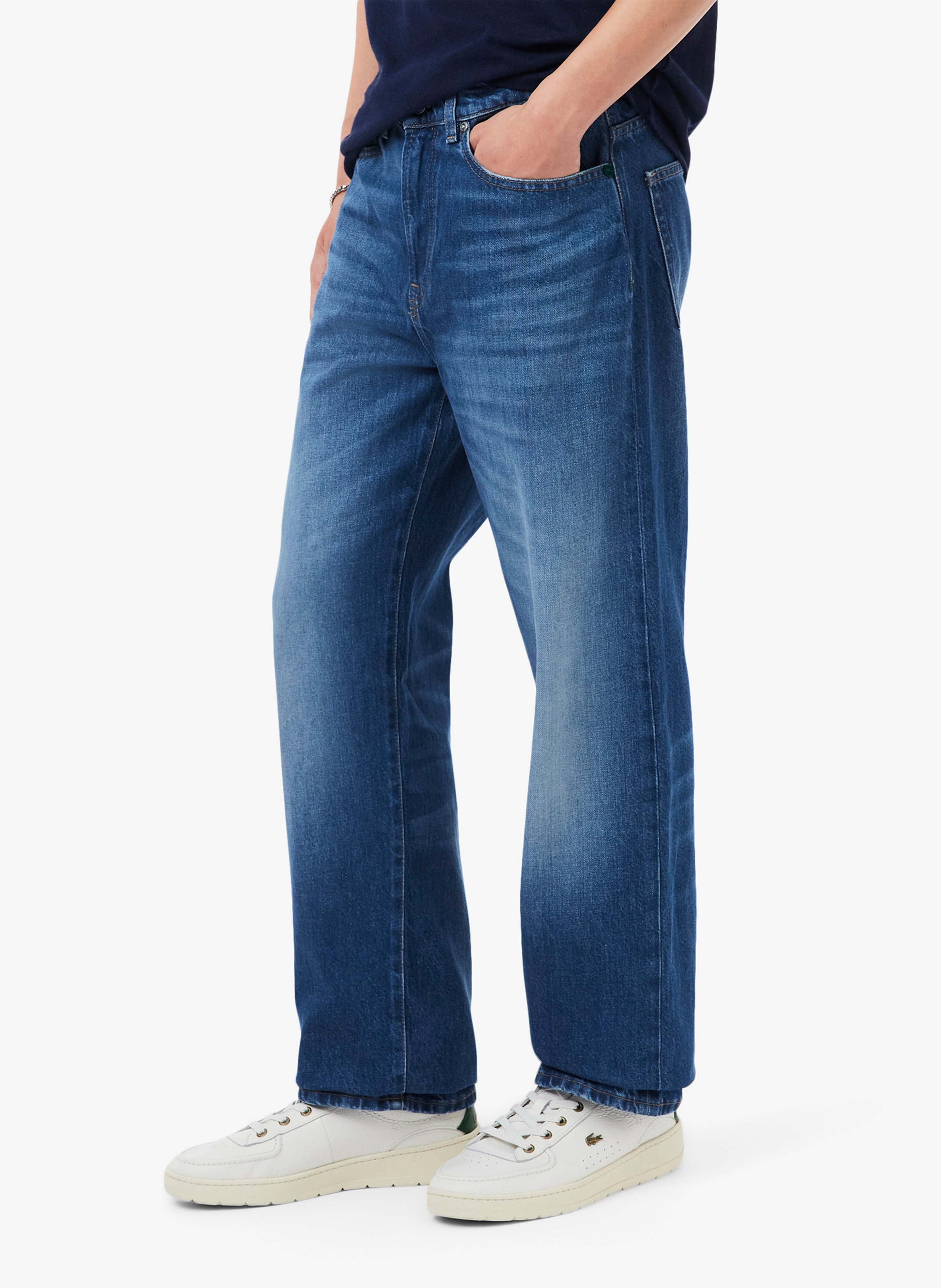 Jean droit en coton LACOSTE