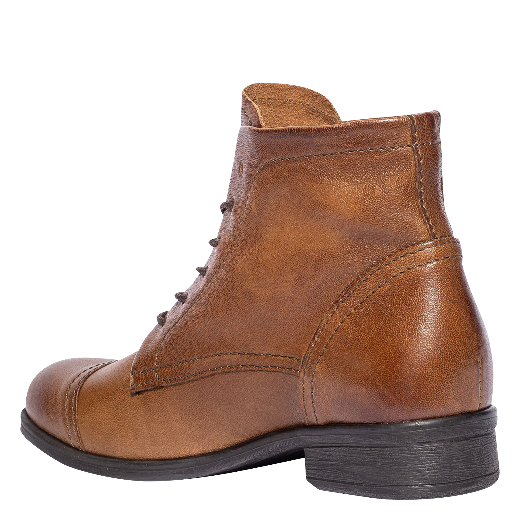 Boots en cuir BOCAGE Marron