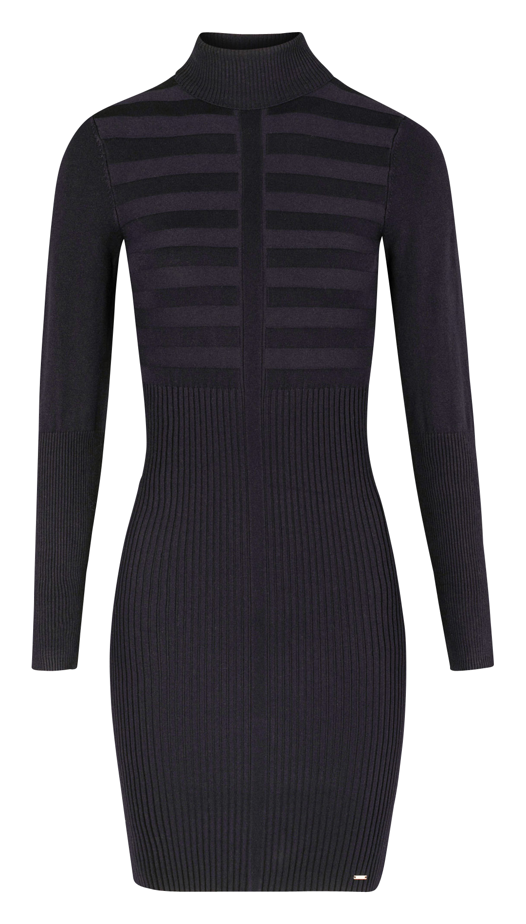 Nauwsluitende, korte tricotjurk MORGAN Blauw