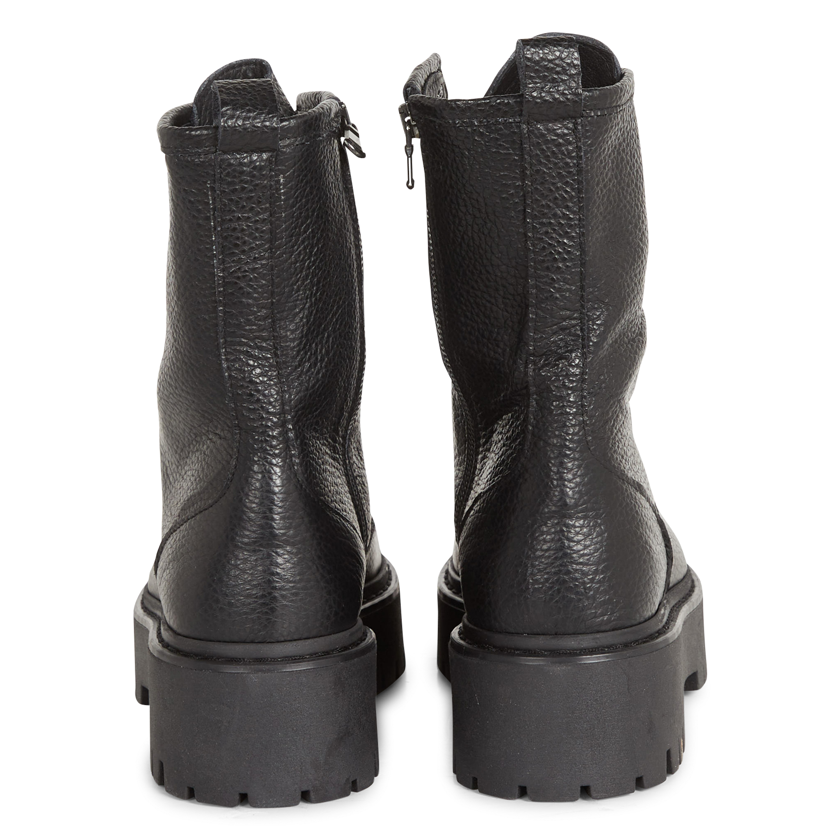 Calfskin leather mid-calf boots JONAK Black