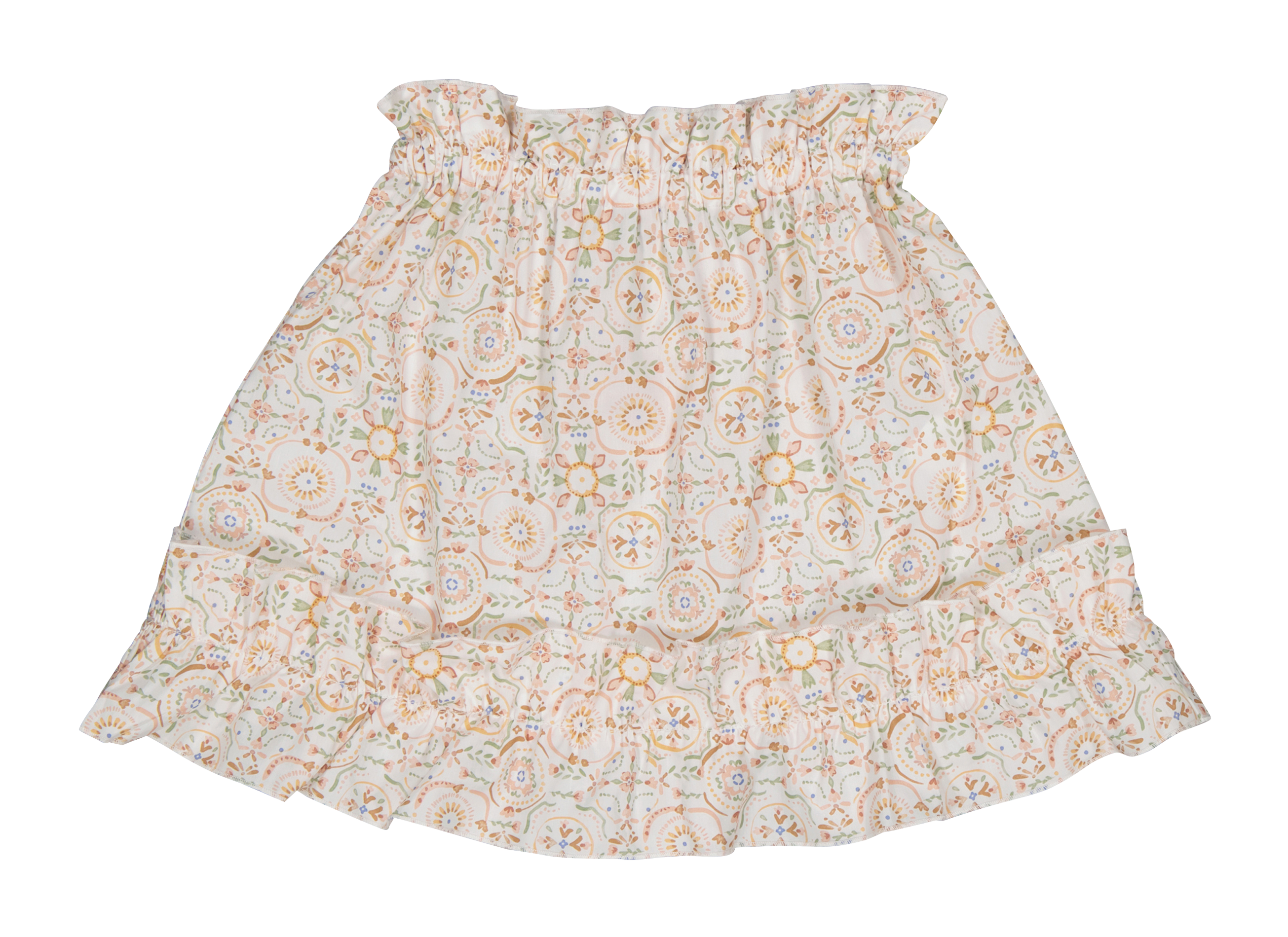 Jupe courte volantée en coton bio PETITE LUCETTE