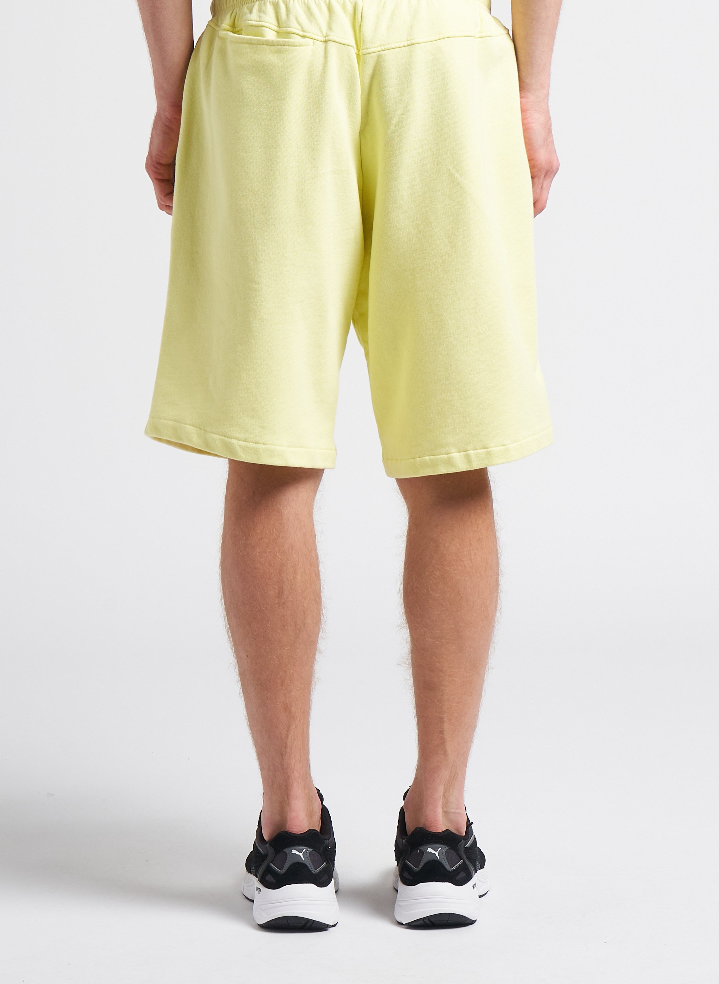 Short en coton molletonné  EDWIN Jaune