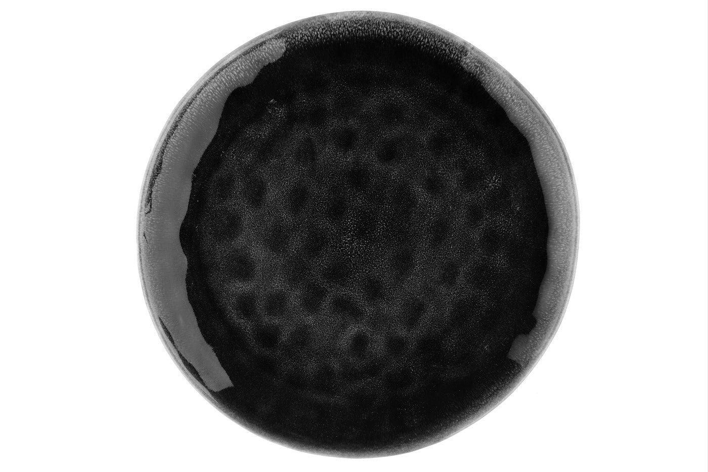 Moon plate ø28.5 cm - 6 pieces - petrol BJORN Black