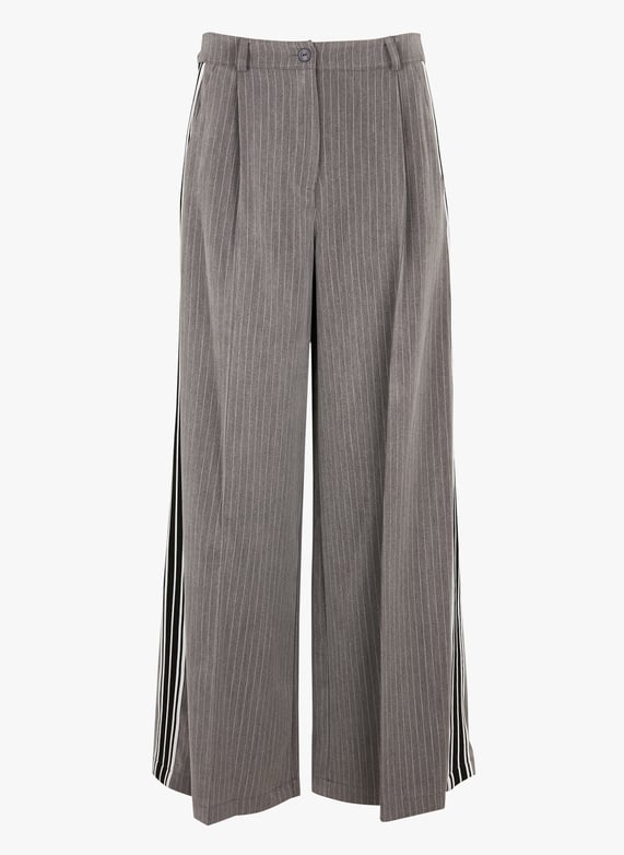 Wide Leg Pantaloni Palazzo In Lana Pantaloni Donna Pantaloni