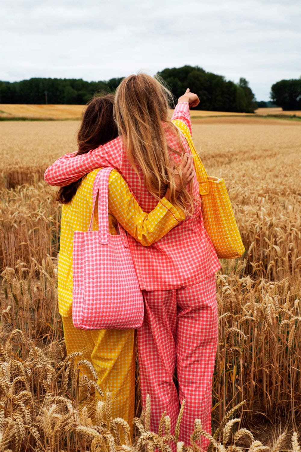 Pyjama coton vichy GERMAINE DES PRES Multicolore