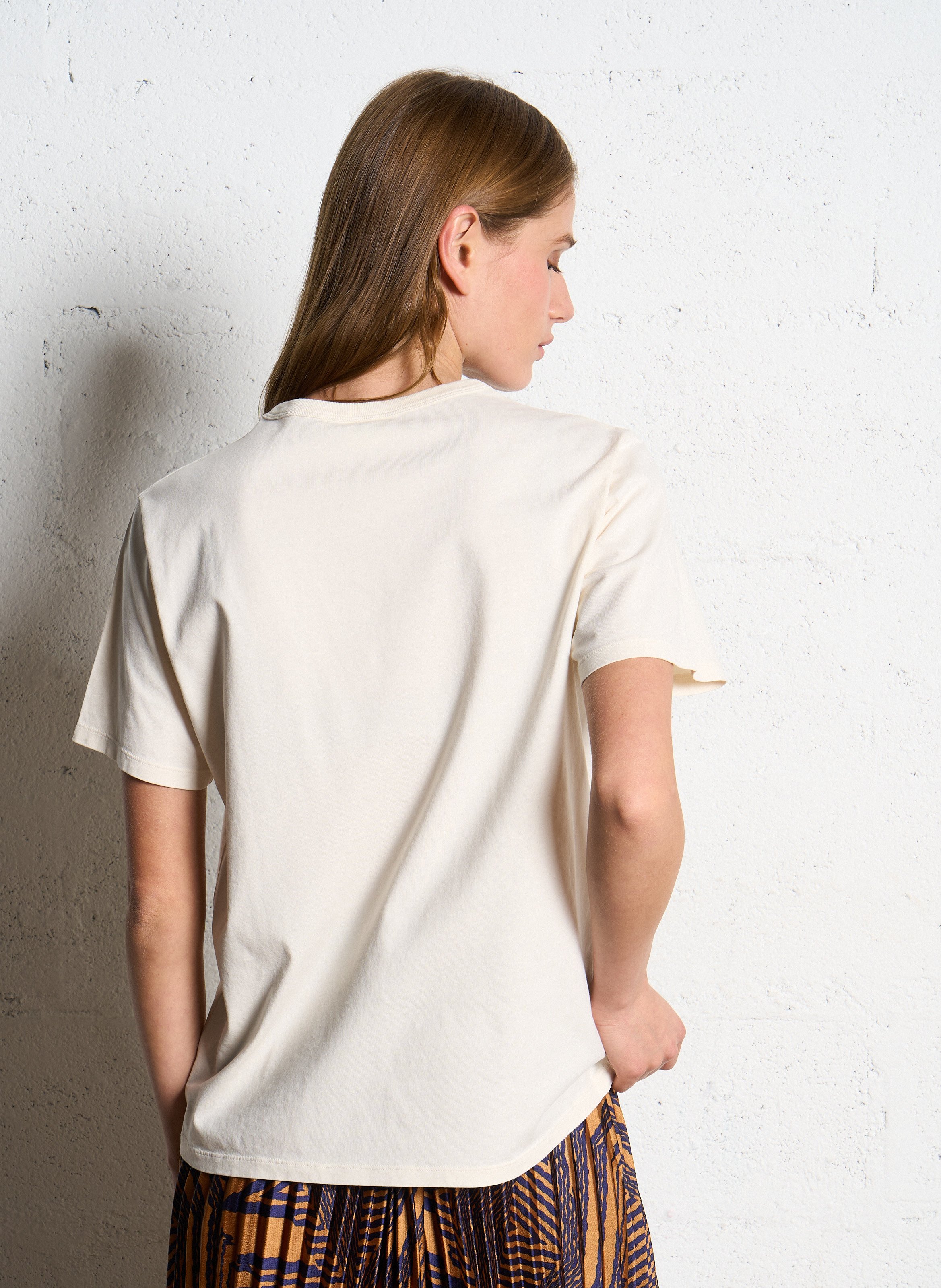 Cotton printed T-shirt HARTFORD Multicolored