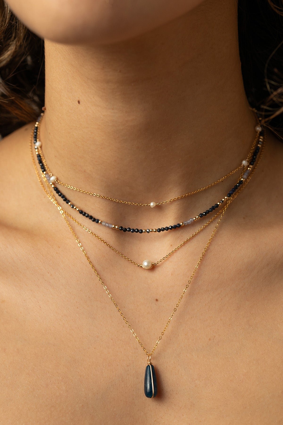 Pearl necklace-bracelet YAY White