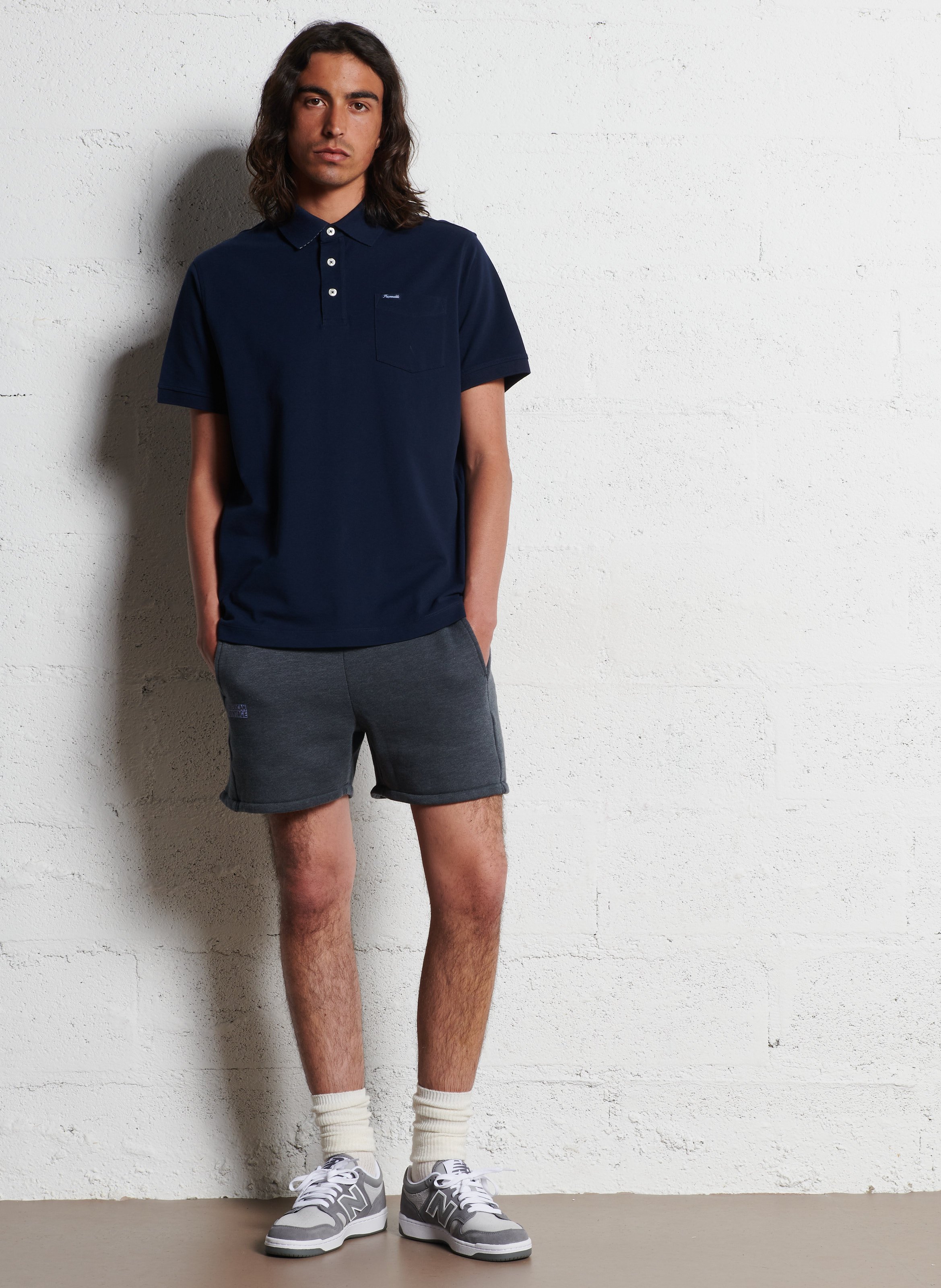 Short sleeve polo shirt FACONNABLE Blue