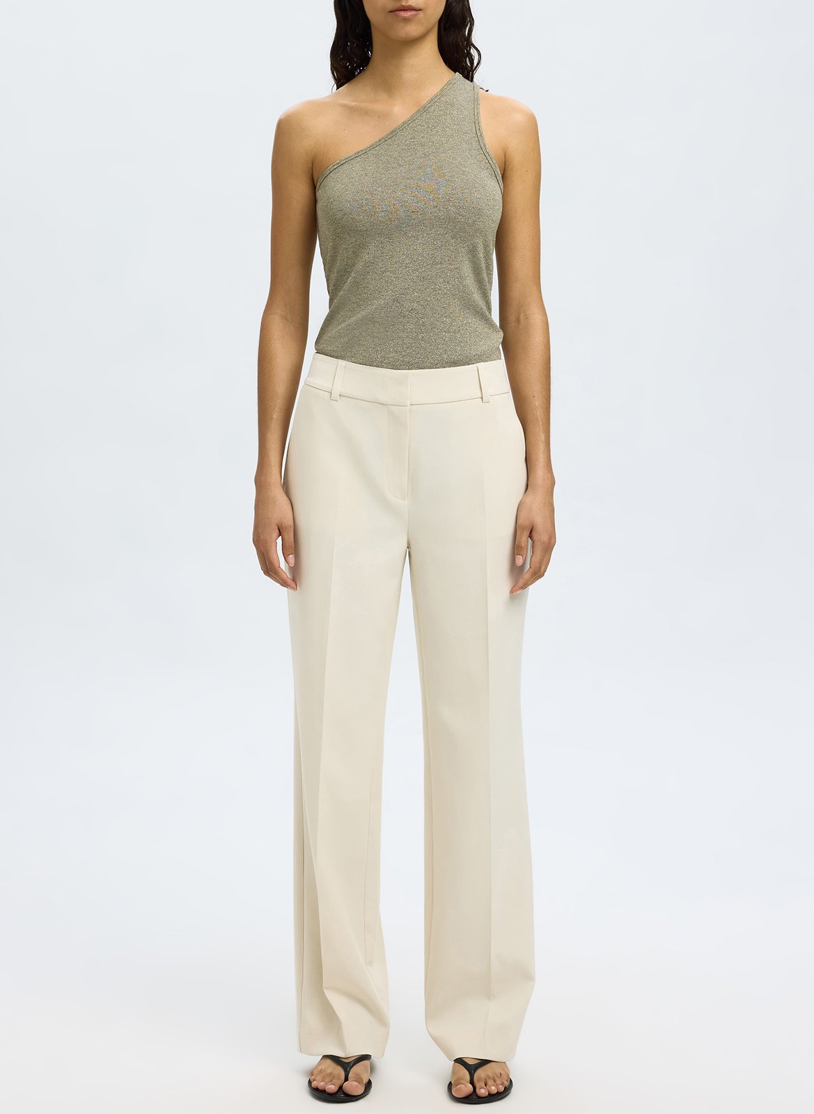 Straight top SELECTED Beige