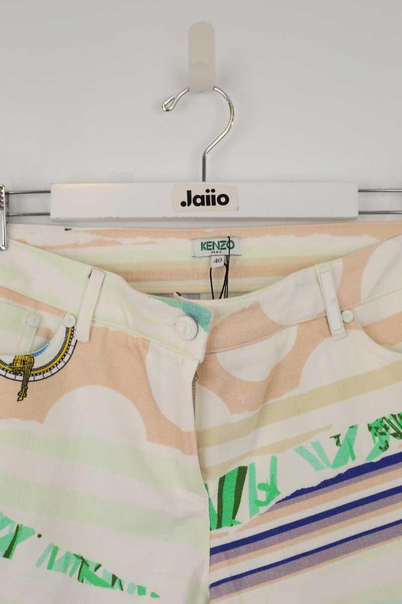 Cotton jeans KENZO - SECONDE MAIN Multicolored