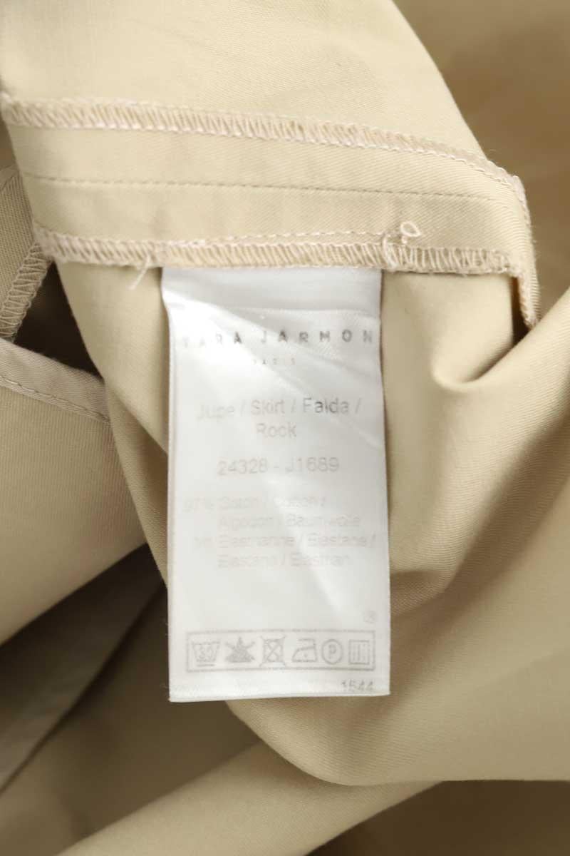 Cotton skirt TARA JARMON - Seconde Main Beige