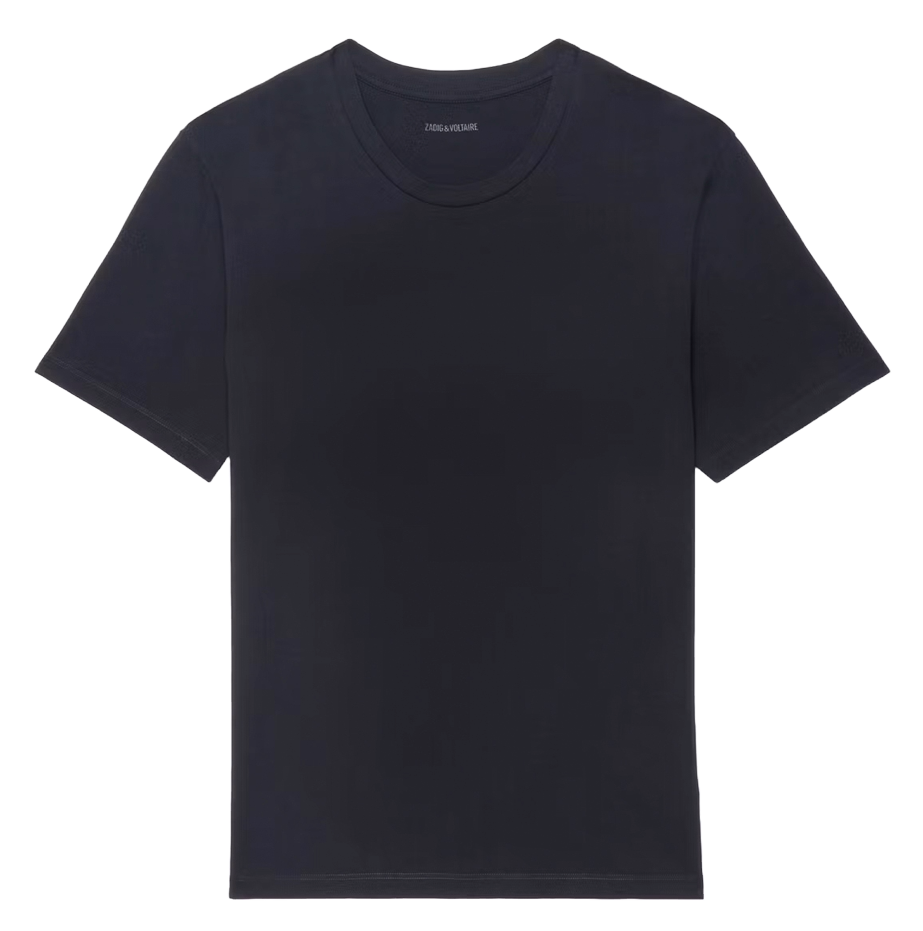 Tee-shirt col rond en coton ZADIG&amp;VOLTAIRE Noir