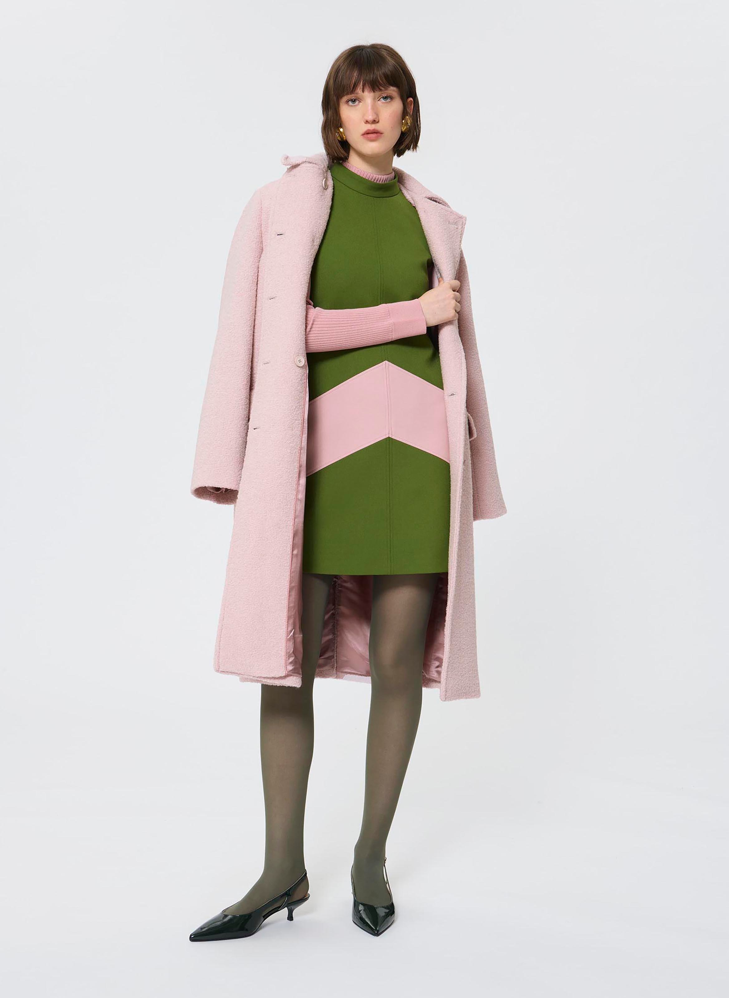 Robe courte col rond sans manches TARA JARMON Vert