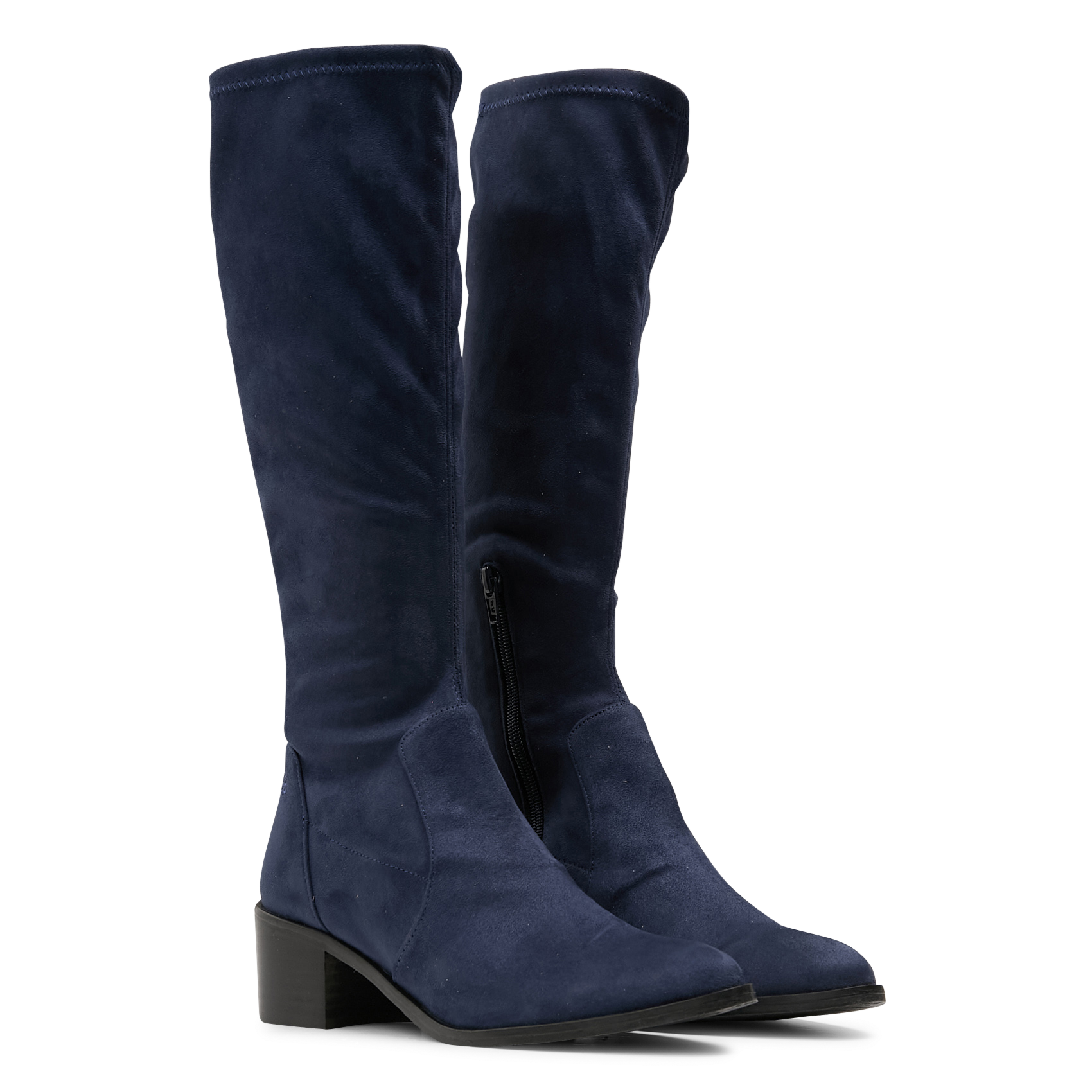 Bottes en cuir velours JB MARTIN Bleu