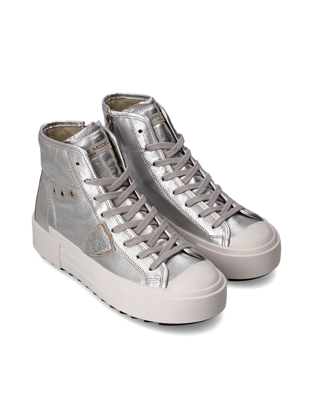 Sneakers Paris Haute Tennis PHILIPPE MODEL Silver