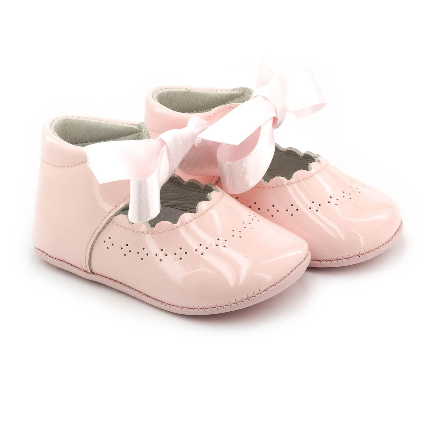 Baby girl leather slipper Boni & Sidonie Pink