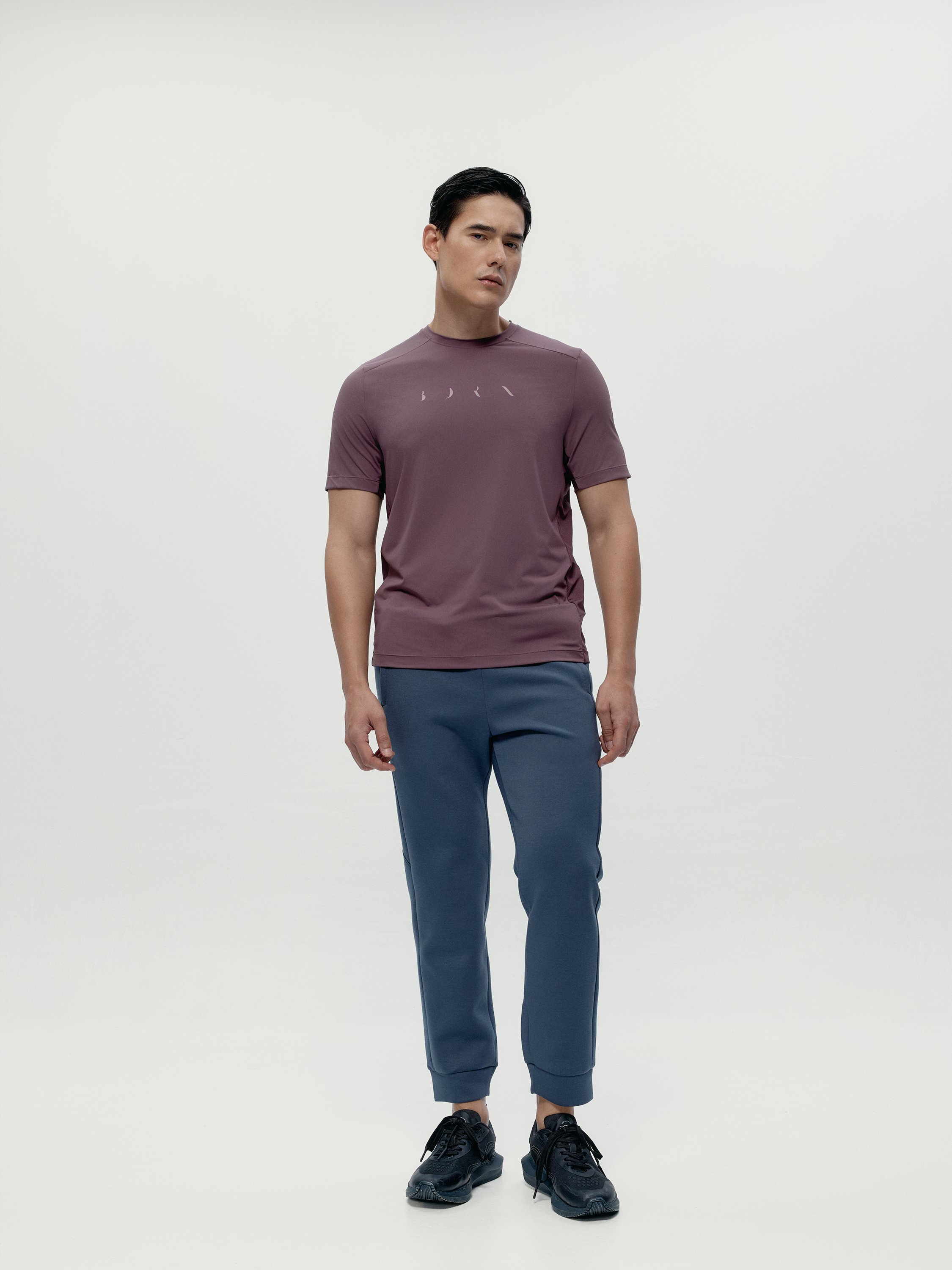 T-shirt with logo on the front BORN LIVING YOGA Red