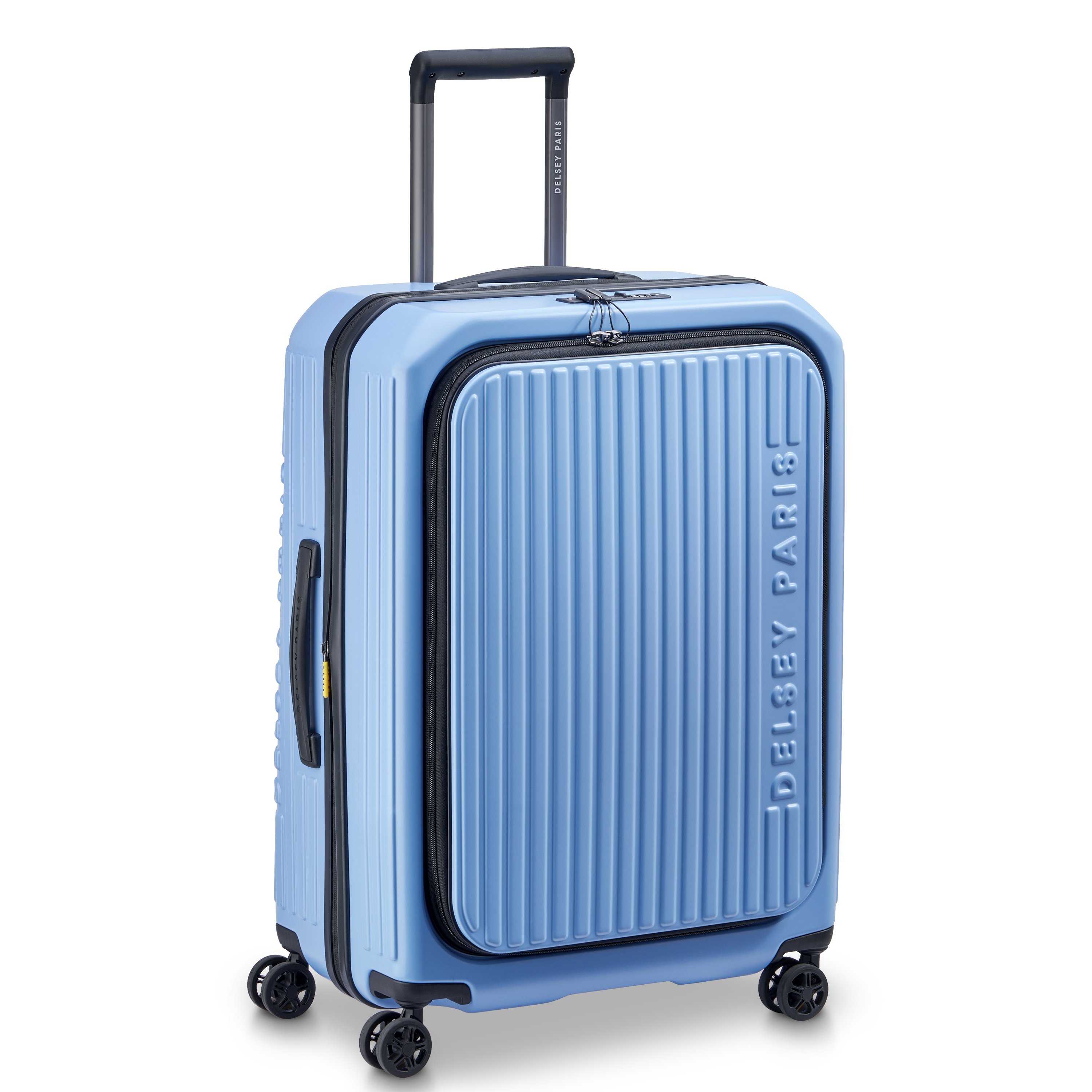 Rigid hold suitcase Blue