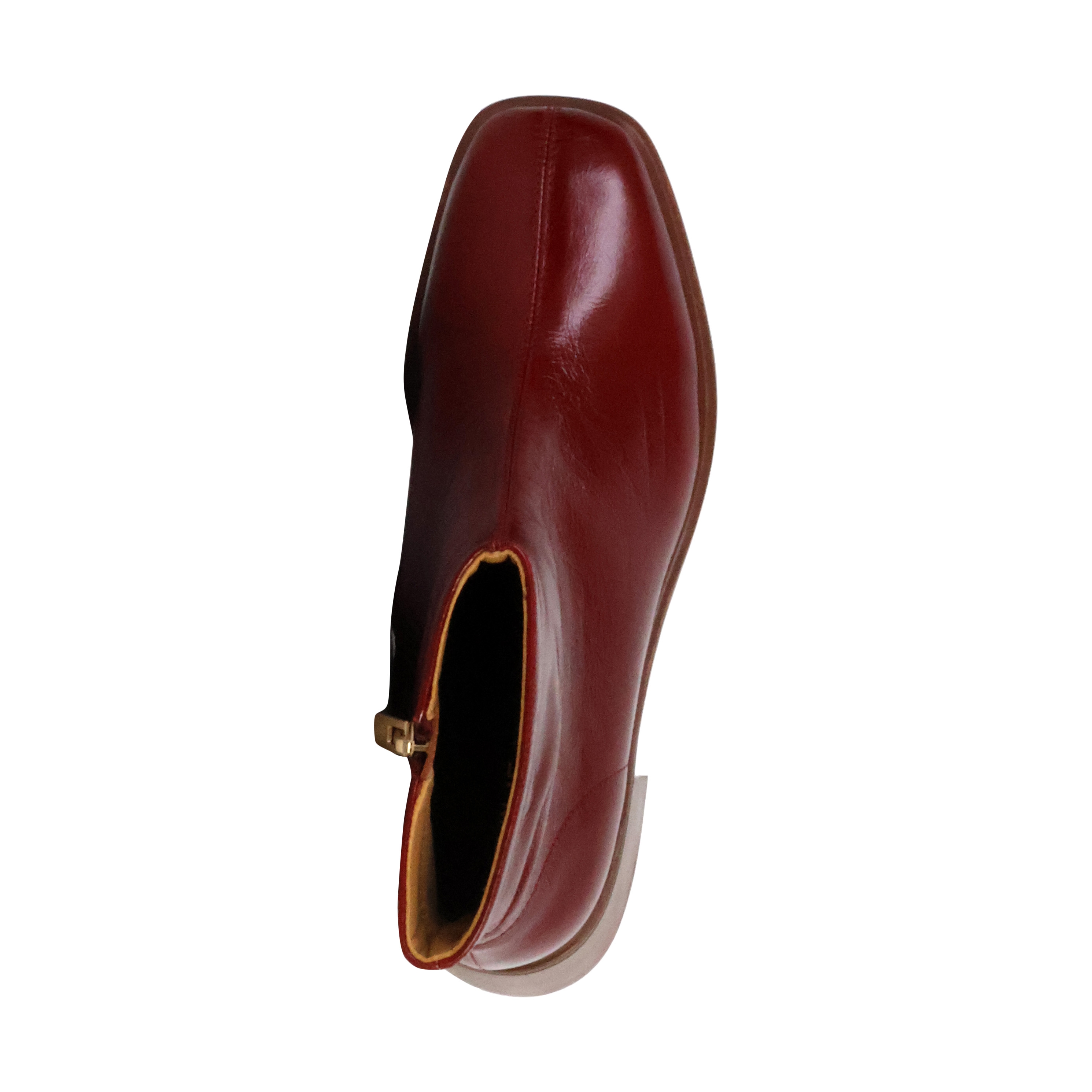 Leather high heel boot Paris Red