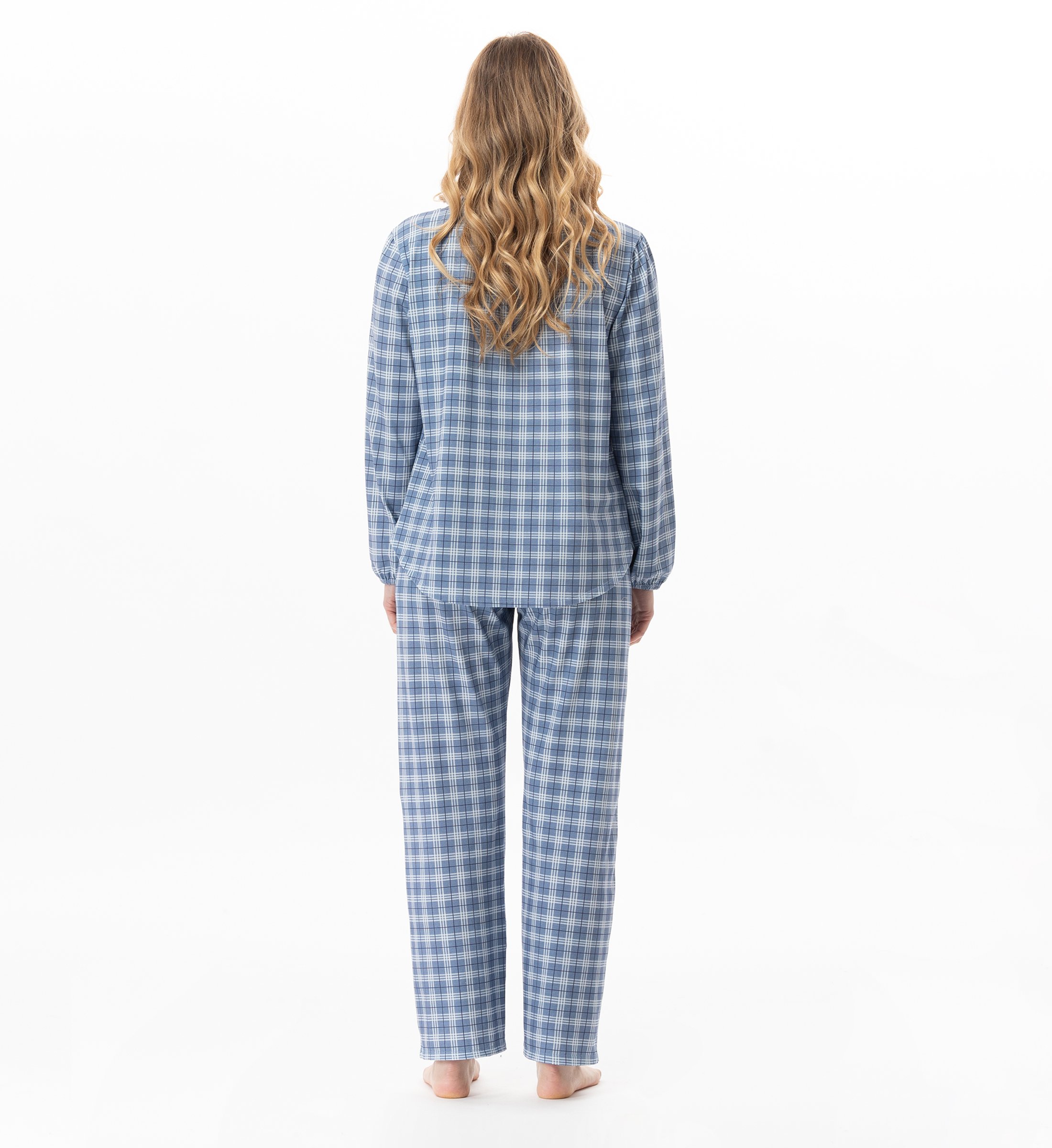 Cotton modal pajamas LE CHAT Blue