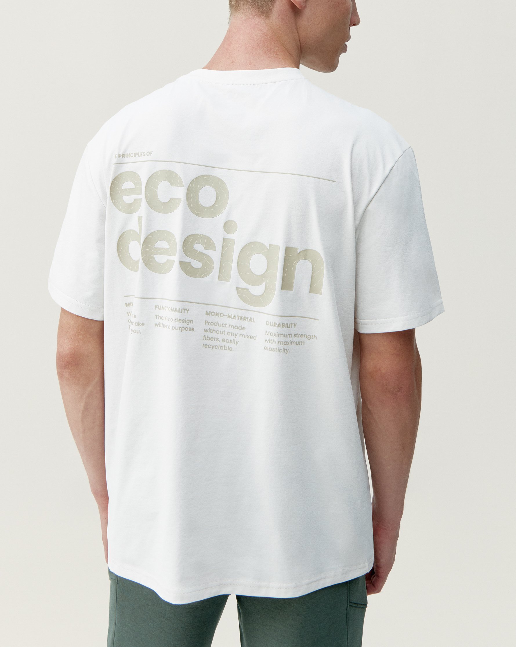 Oversized T-shirt BORN LIVING YOGA White