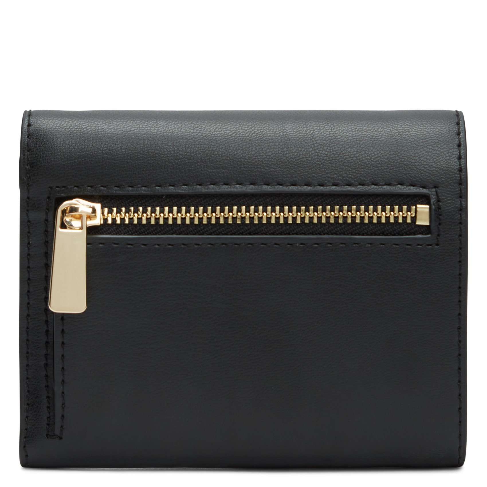 Portefeuille uni à monogramme TOMMY HILFIGER Noir