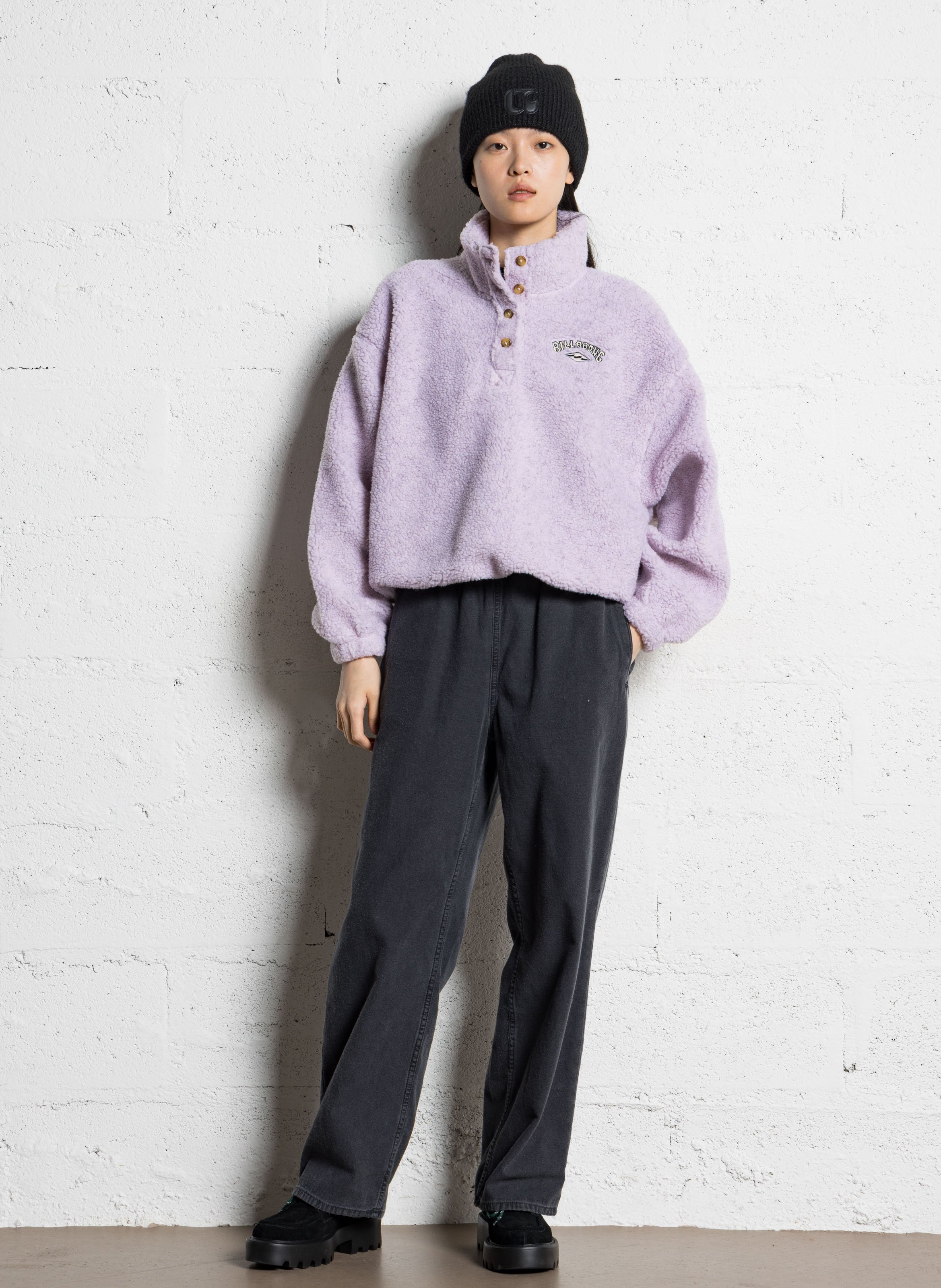 Polaire oversize col montant BILLABONG Violet