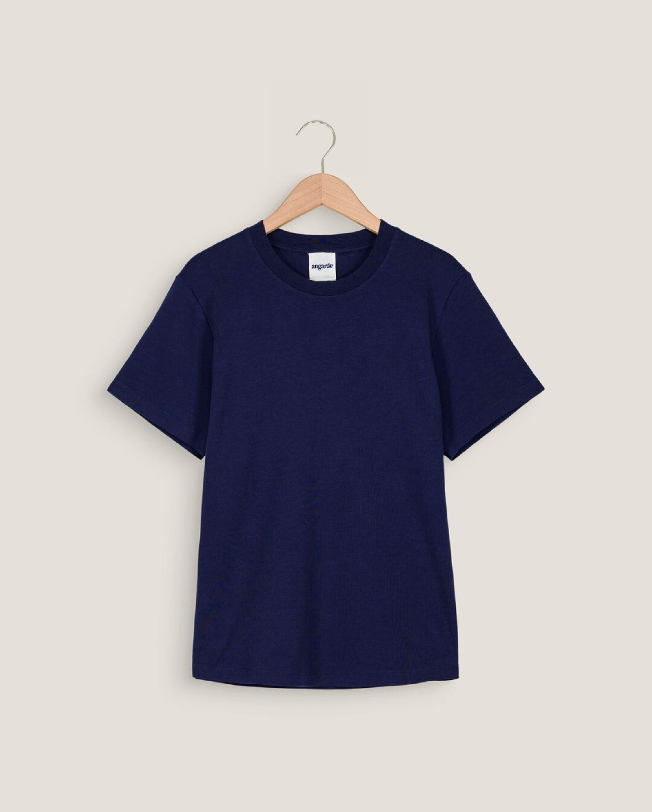 Women's organic cotton t-shirt, blue ANGARDE Blue