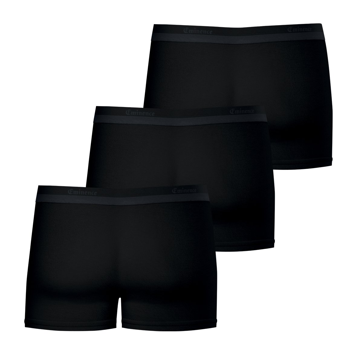 Trunks, pack of 3, studio Black