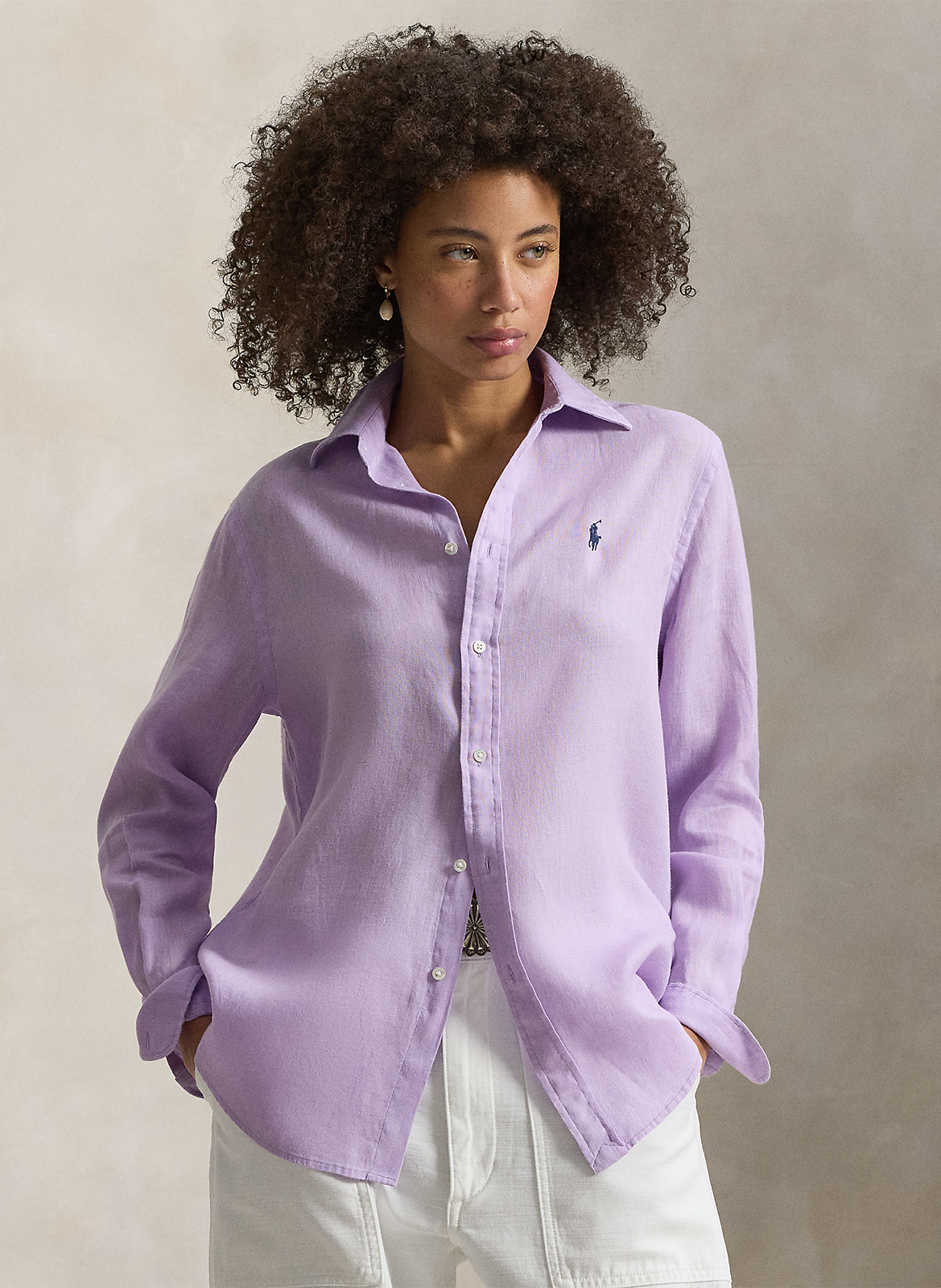 Gerade geschnittenes Leinenhemd POLO RALPH LAUREN