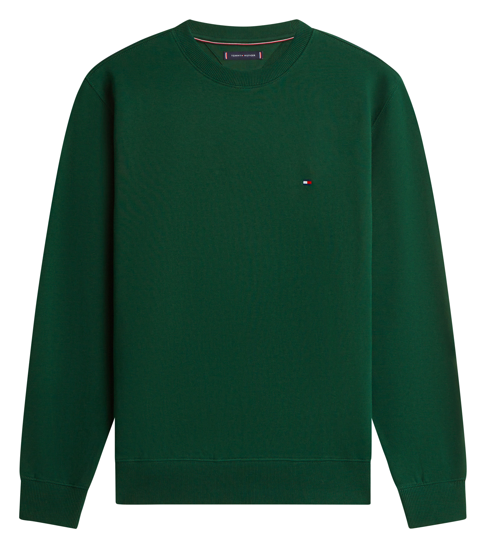Oversized, katoenen sweater met ronde hals TOMMY HILFIGER Groen