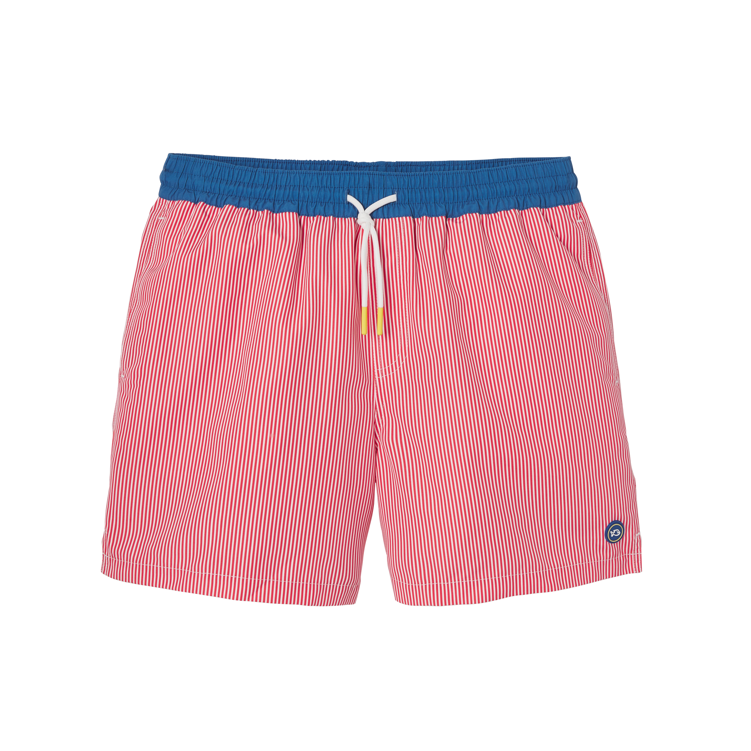 Recycled polyester swim shorts BILLYBELT Red