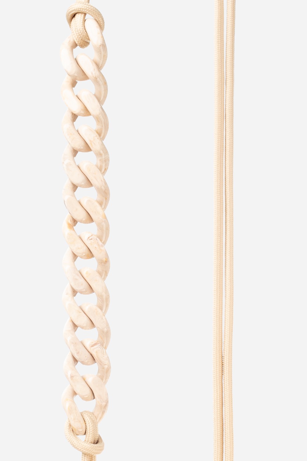 Cotton phone cord LA COQUE FRANCAISE Beige