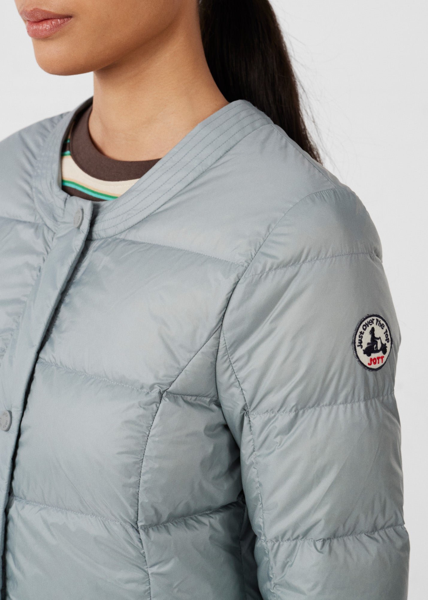 Doudoune inspirée tailleur christy JOTT Gris