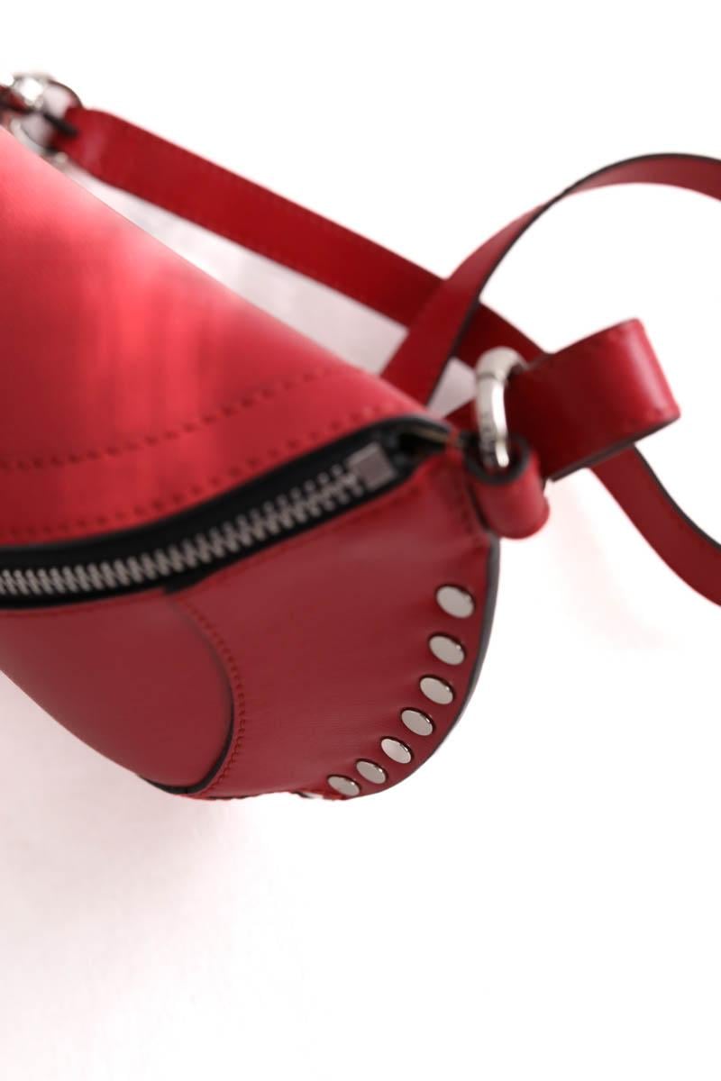 Printed canvas waist bag ISABEL MARANT - Seconde Main Red