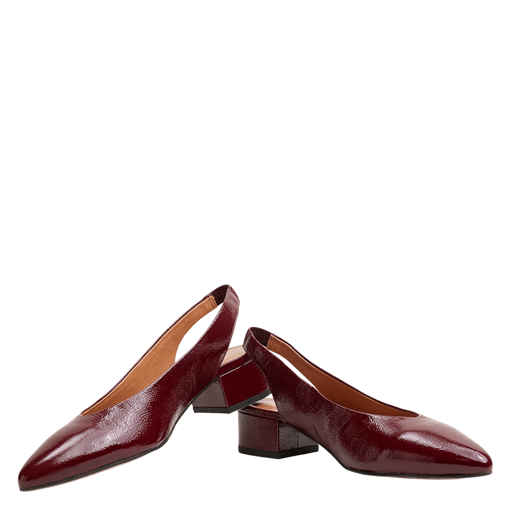 Ballerines en cuir JONAK Rouge