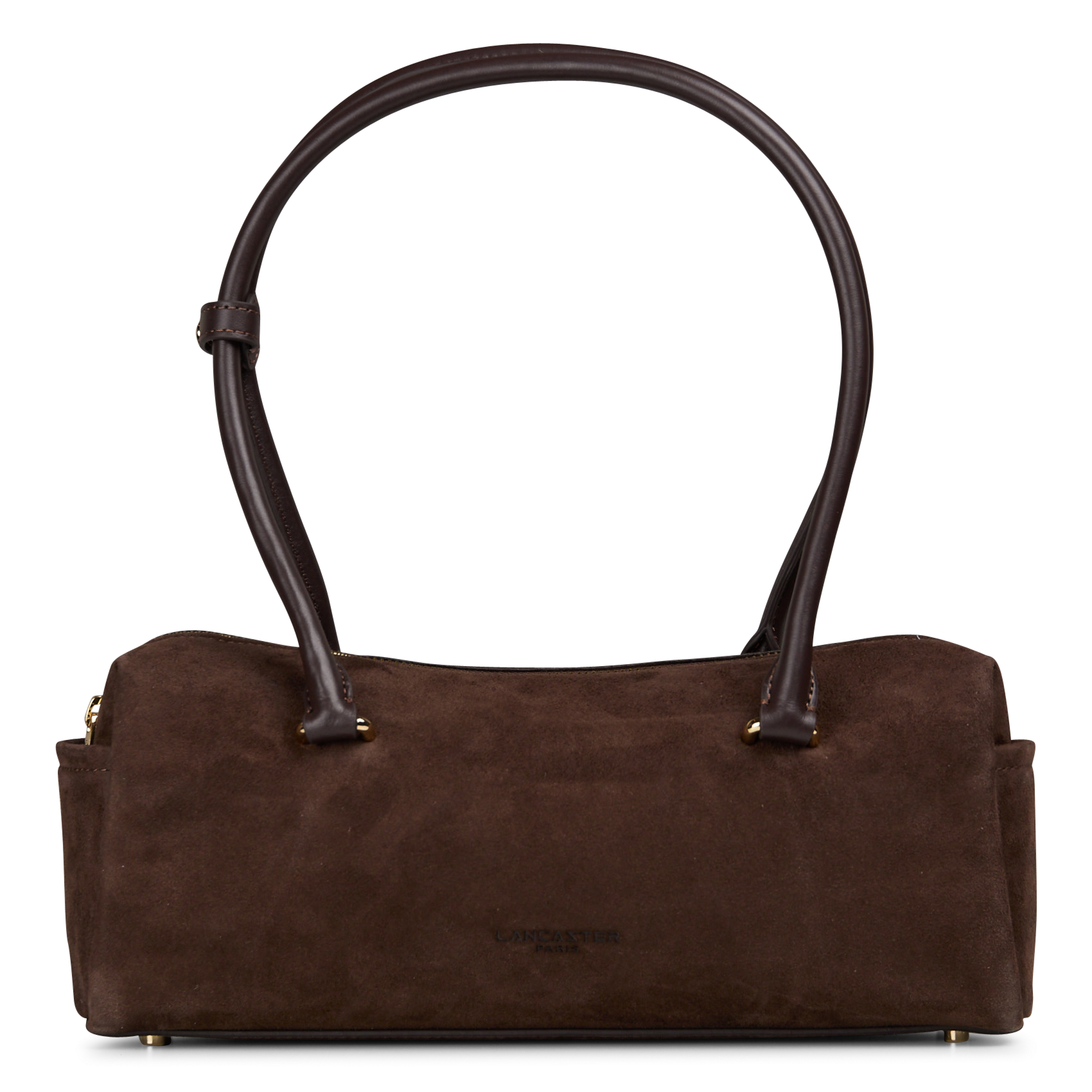 Handtasche aus Veloursleder LANCASTER PARIS Braun