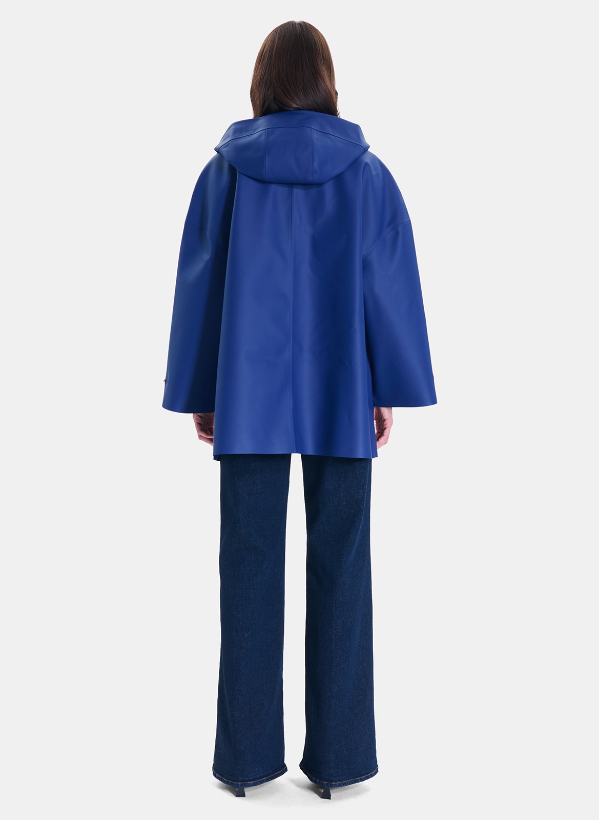 Trench ample à capuche ZAPA Blauw