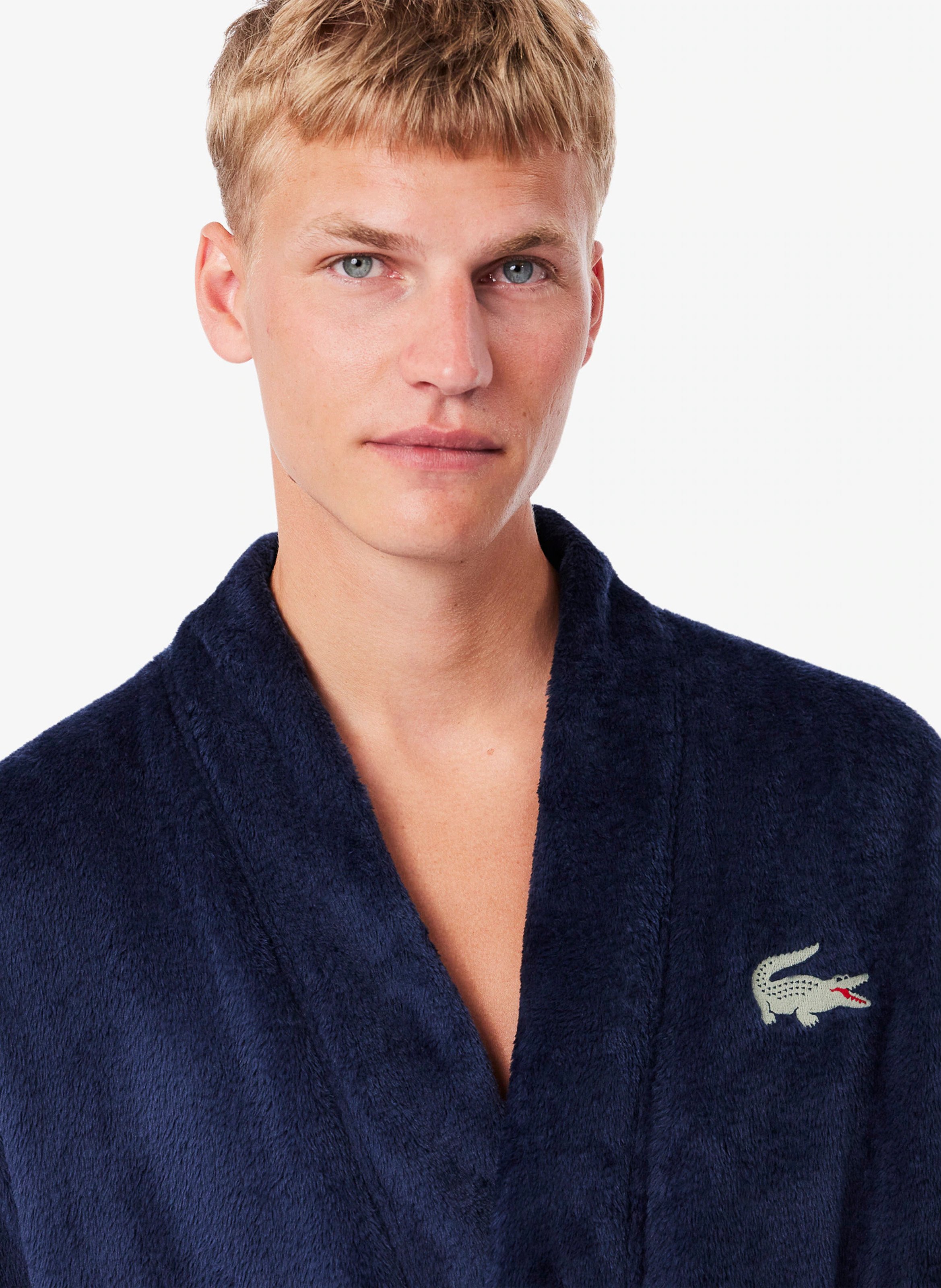 Kamerjas van fleecestof LACOSTE Blauw