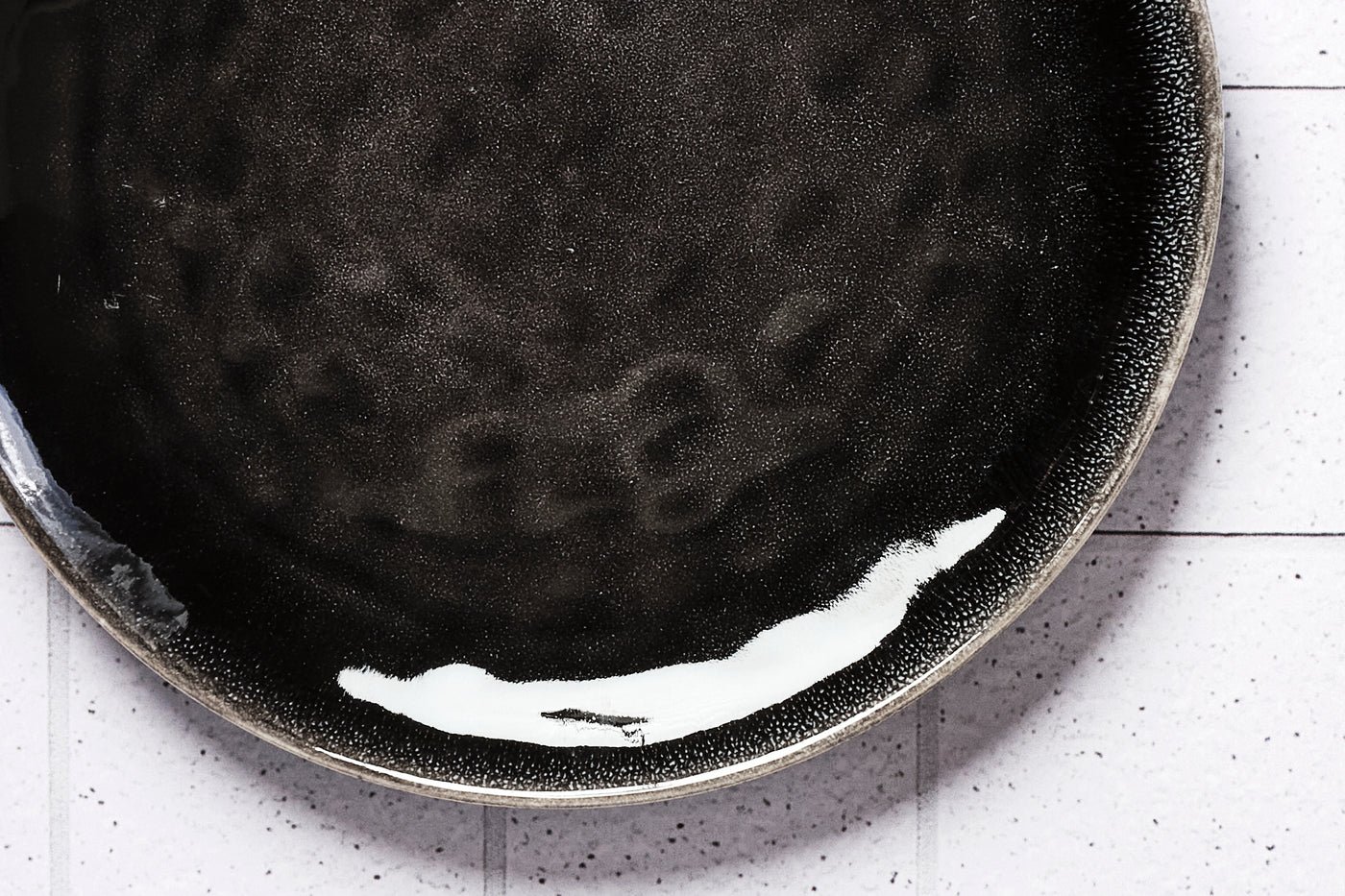 Moon plate ø28.5 cm - 6 pieces - petrol BJORN Black