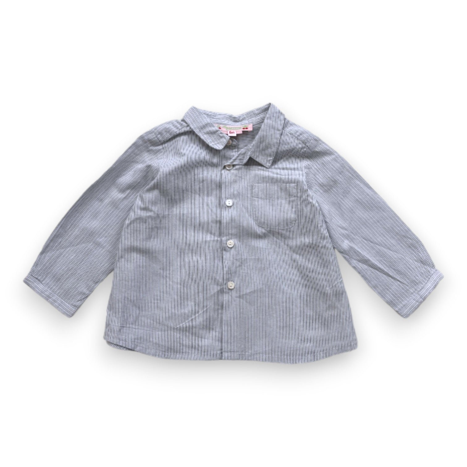 Blue baby shirt - 6 months BONPOINT - Seconde Main Blue