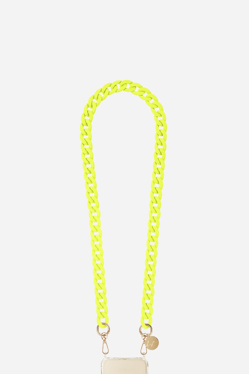 Resin phone chain LA COQUE FRANCAISE Yellow