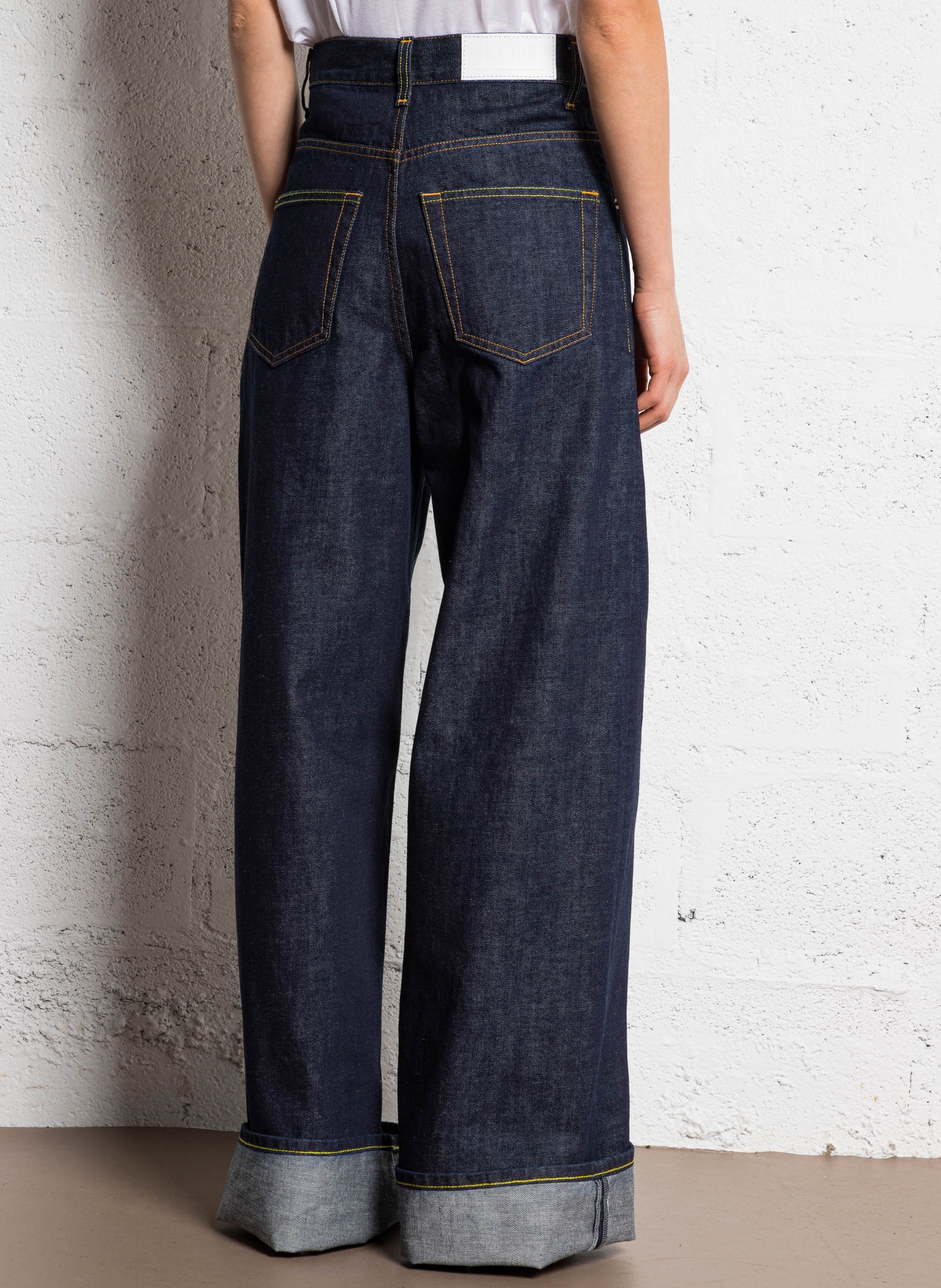 Jean large taille haute MARGAUX LONNBERG Bleu