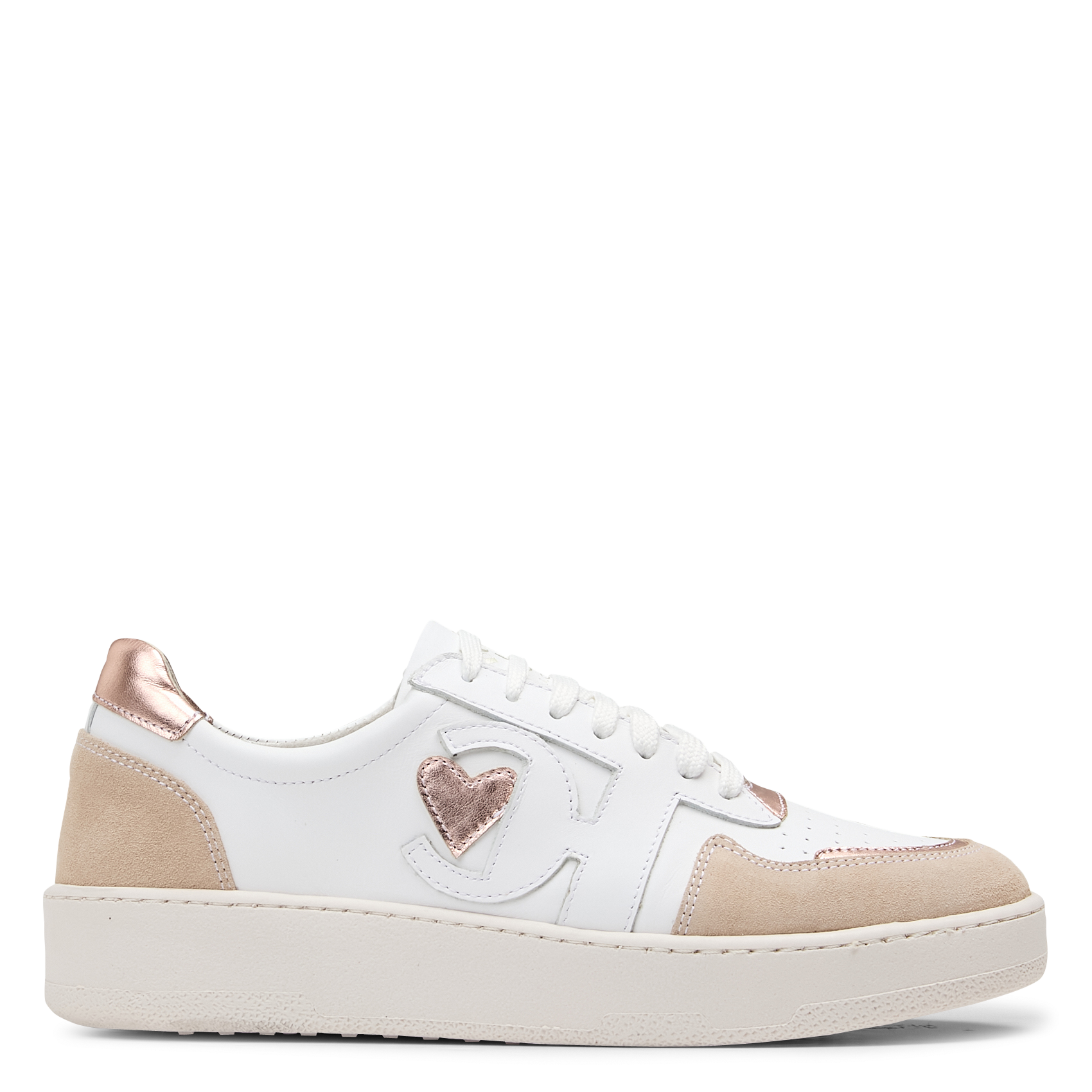 Baskets basses en cuir mélangé I CODE