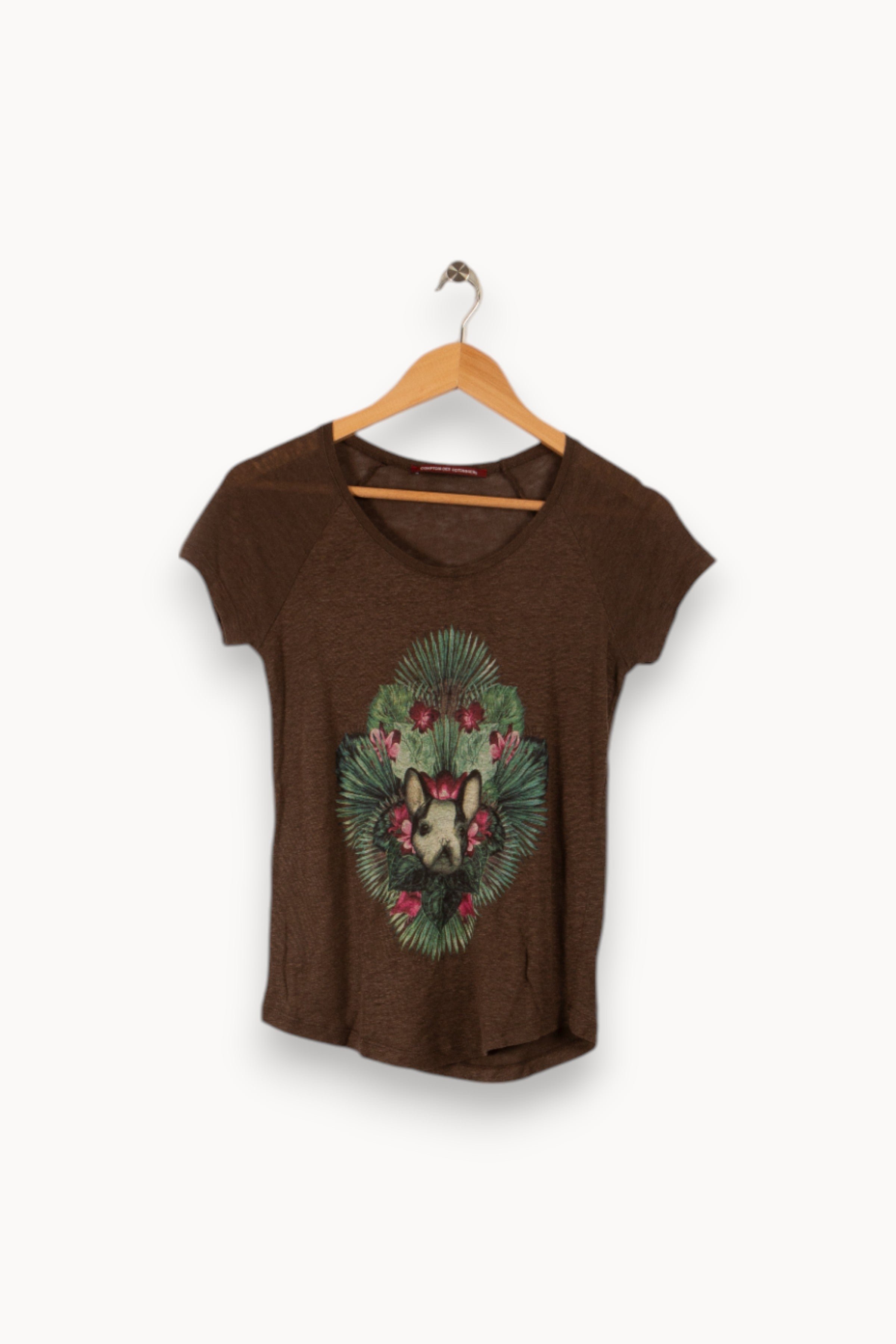 Tommy Badge T-shirt COMPTOIR DES COTONNIERS - Seconde main Brown