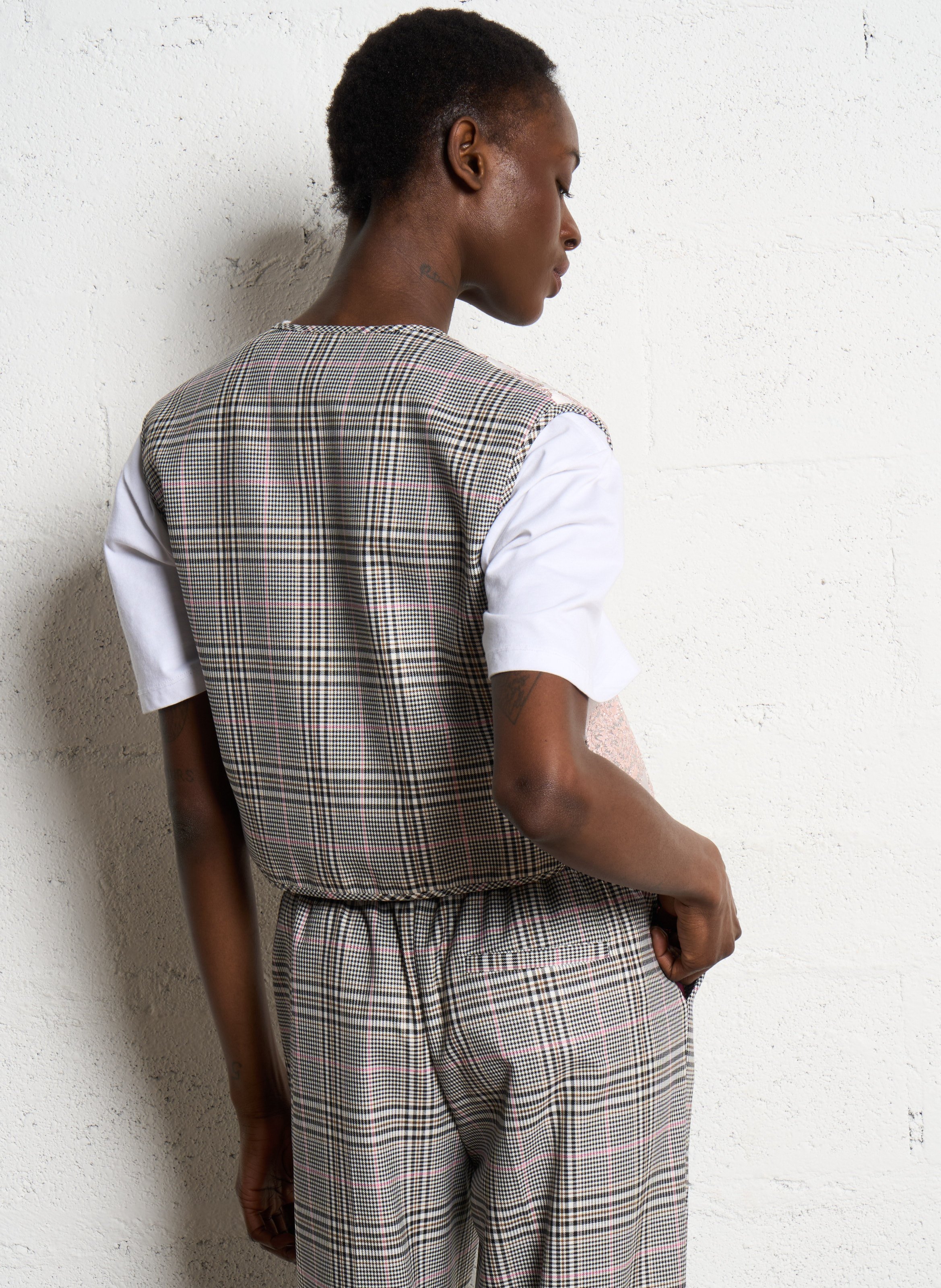 Sleeveless printed cardigan IMPERIAL Multicolored