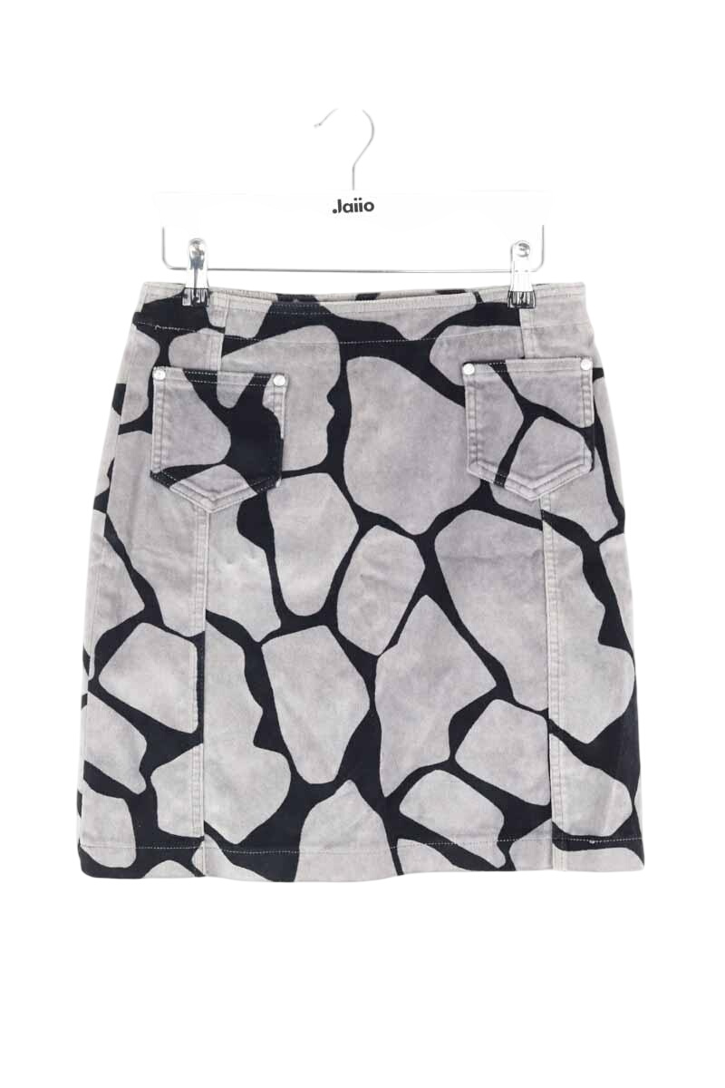 Cotton skirt KENZO - SECONDE MAIN Grey